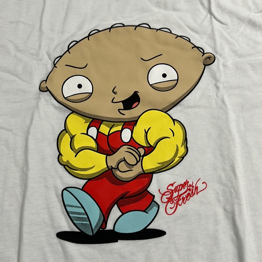 Super Fresh Clothing Stewroids Muscle Stewie T-shirt Superfresh Family guy XL